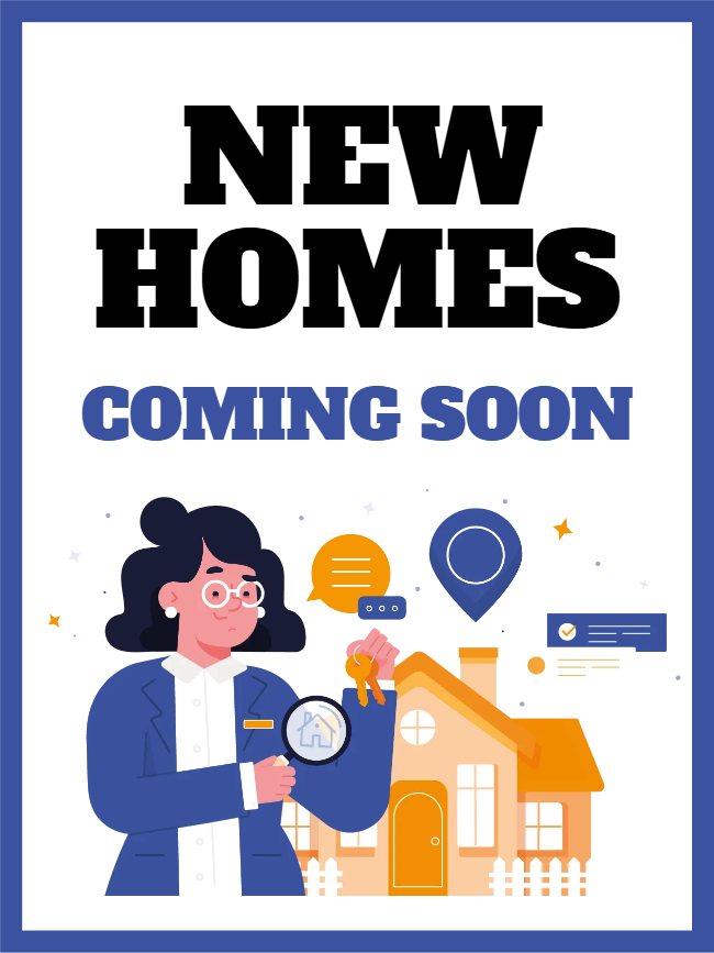 Custom Outdoor Yard Signs Multiple Sizes New Homes