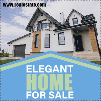 Custom Outdoor Yard Signs Multiple Sizes Elegant Home For Sale