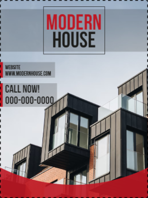 Custom Outdoor Yard Signs Multiple Sizes Modern House