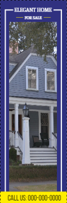 Custom Outdoor Yard Signs Multiple Sizes Elegant Home