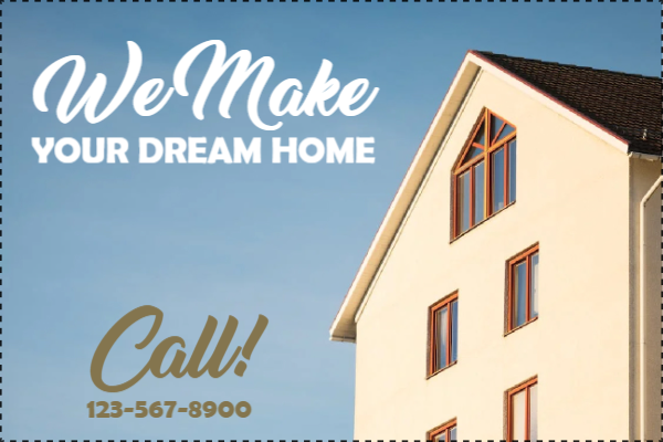 Custom Outdoor Yard Signs Multiple Sizes Dream Home