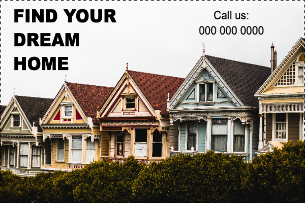 Custom Outdoor Yard Signs Multiple Sizes Your Dream Home