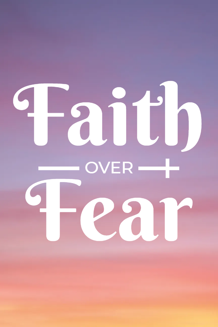 Custom Outdoor Yard Signs Multiple Sizes Faith Over Fear