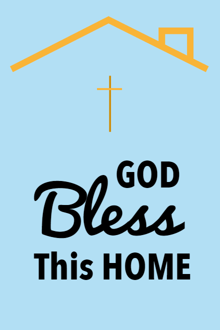 Custom Outdoor Yard Signs Multiple Sizes God Bless This Home