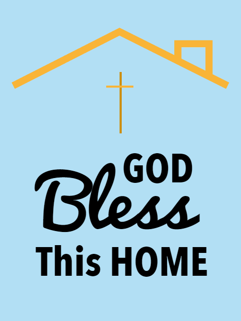 Custom Outdoor Yard Signs Multiple Sizes God Bless This Home