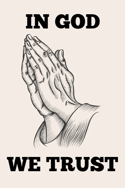 Custom Outdoor Yard Signs Multiple Sizes In God We Trust