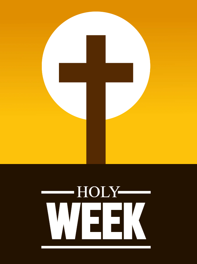 Custom Outdoor Yard Signs Multiple Sizes Holy Week Sign