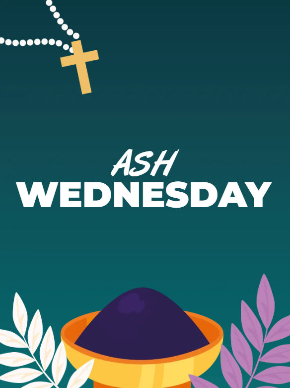 Custom Outdoor Yard Signs Multiple Sizes Ash Wednesday Cross