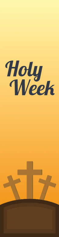 Custom Outdoor Yard Signs Multiple Sizes Holy Week