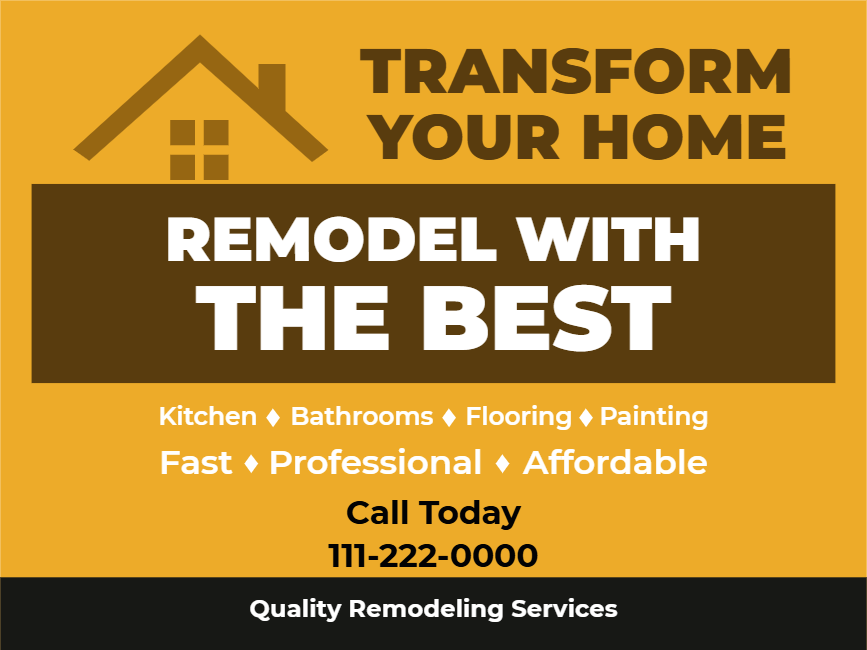 Custom Outdoor Yard Signs Multiple Sizes Transform your Home