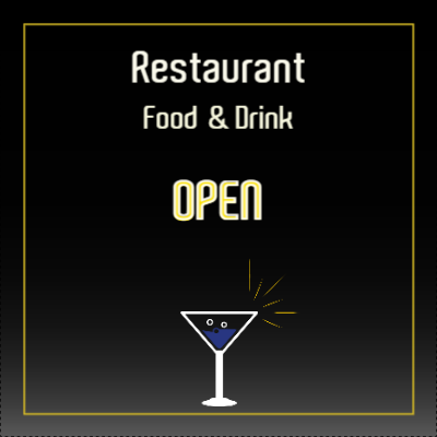 Custom Outdoor Yard Signs Multiple Sizes Restaurant Food and Drink