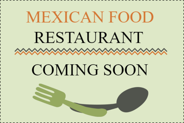 Custom Outdoor Yard Signs Multiple Sizes Mexican Food Restaurant