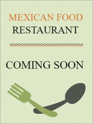 Custom Outdoor Yard Signs Multiple Sizes Mexican Food Restaurant