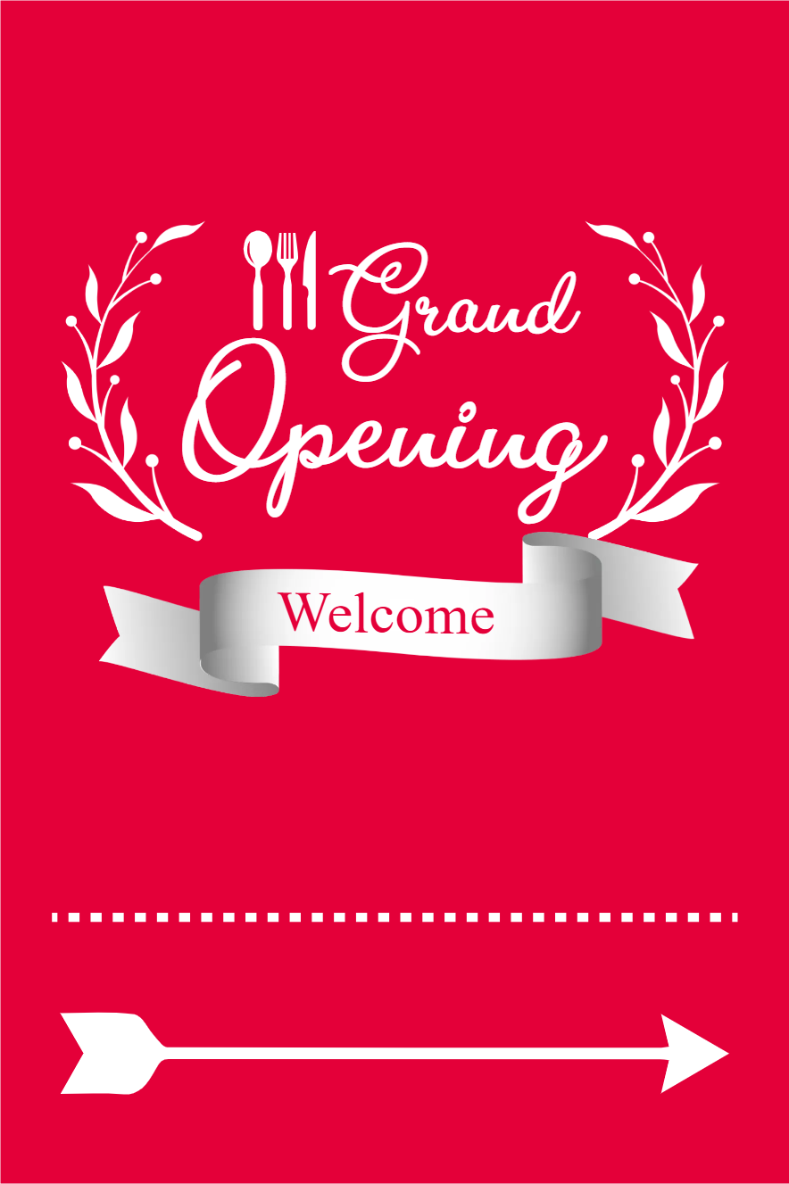 Custom Outdoor Yard Signs Multiple Sizes Grand Opening