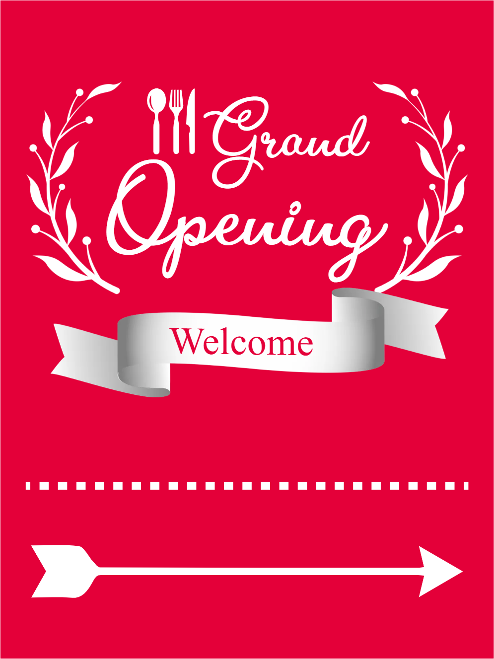 Custom Outdoor Yard Signs Multiple Sizes Grand Opening