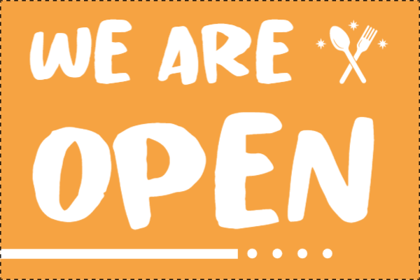 Custom Outdoor Yard Signs Multiple Sizes We Are Open