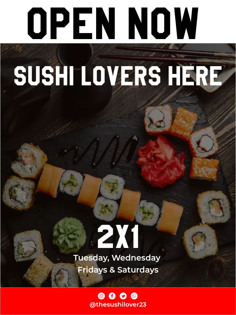 Custom Outdoor Yard Signs Multiple Sizes Best Sushi Lovers