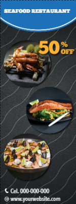 Custom Outdoor Yard Signs Multiple Sizes Seafood Restaurant Seafood