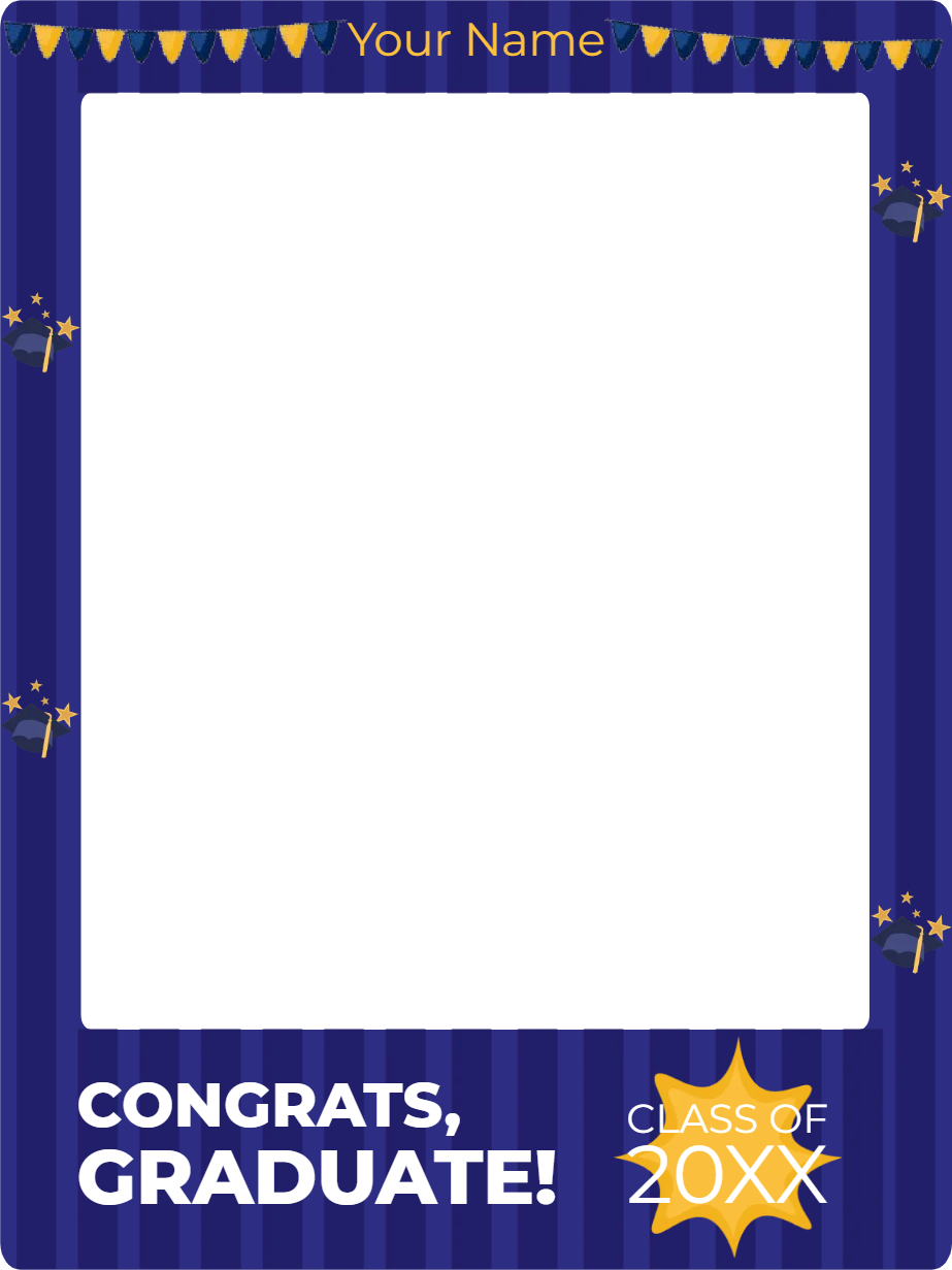 Custom Selfie Frame Congrats 20XX