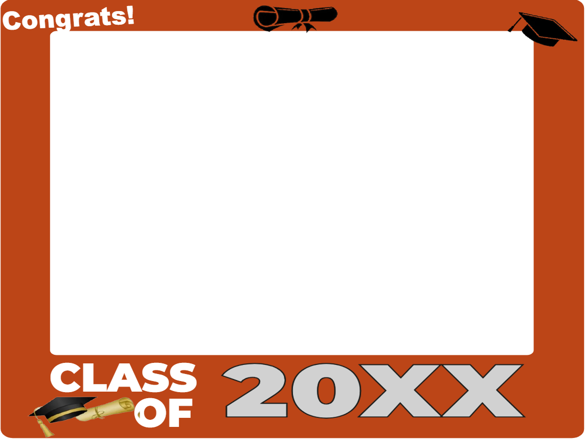 Custom Selfie Frame Class of 20XX