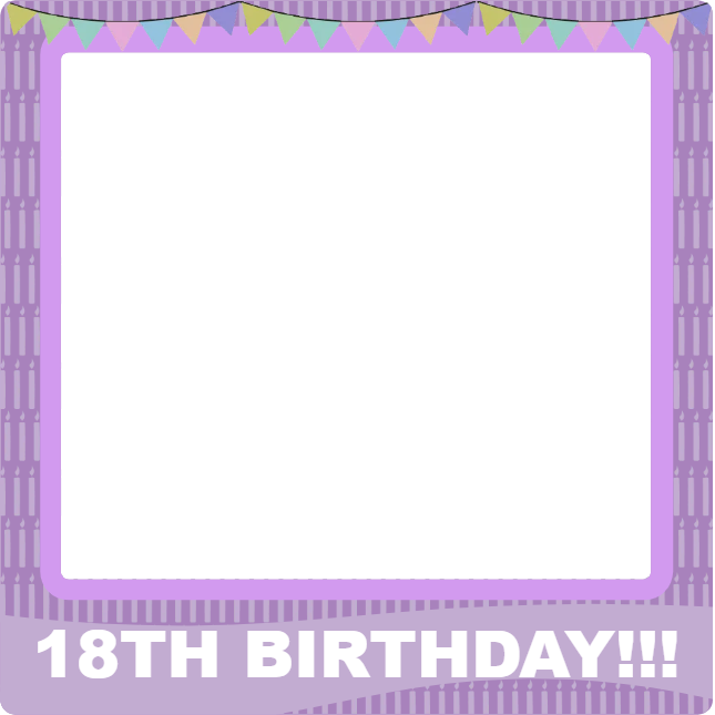 Custom Selfie Frame 18Th Birthday