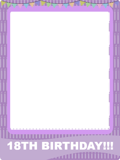 Custom Selfie Frame 18Th Birthday