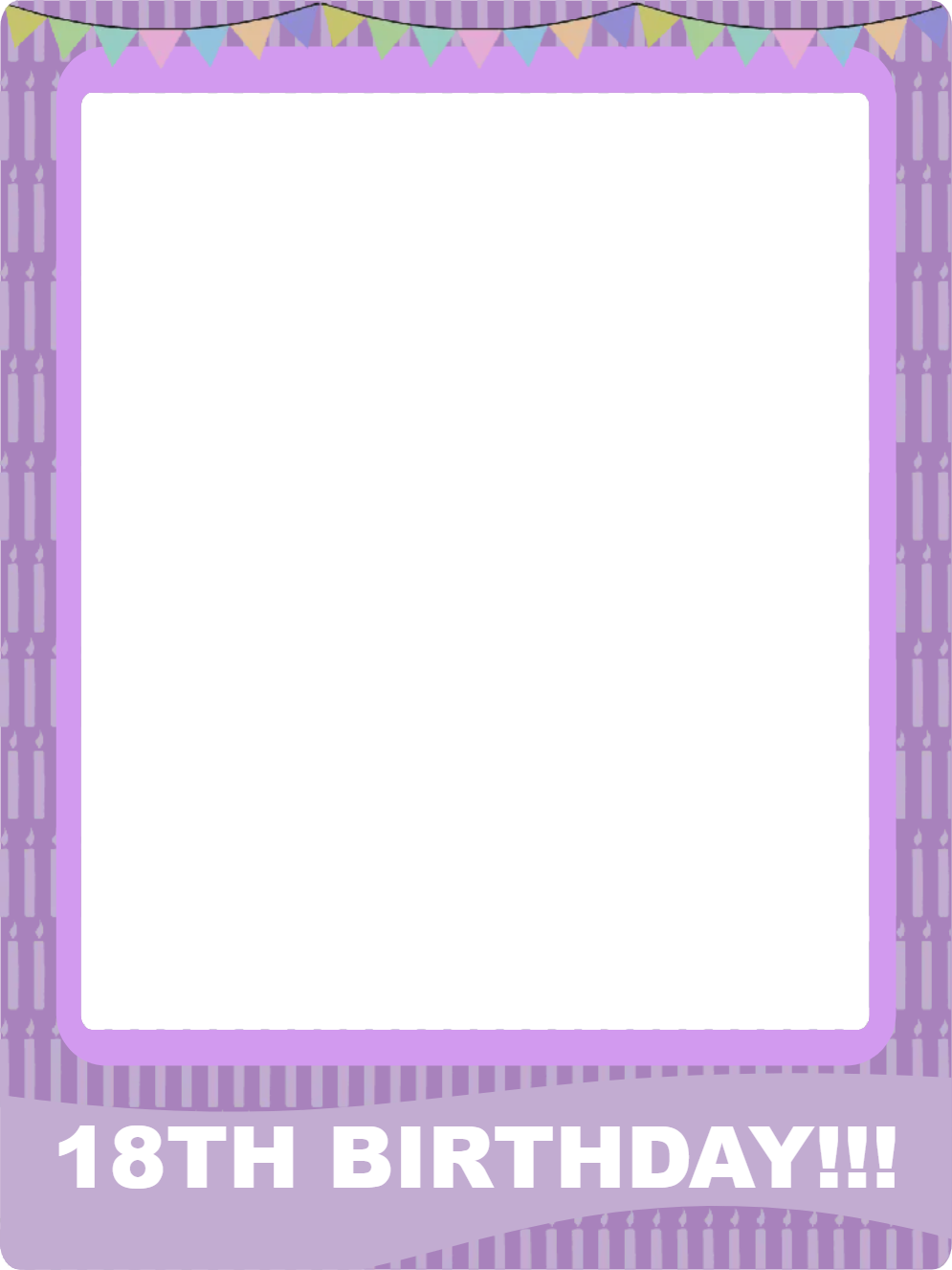 Custom Selfie Frame 18Th Birthday