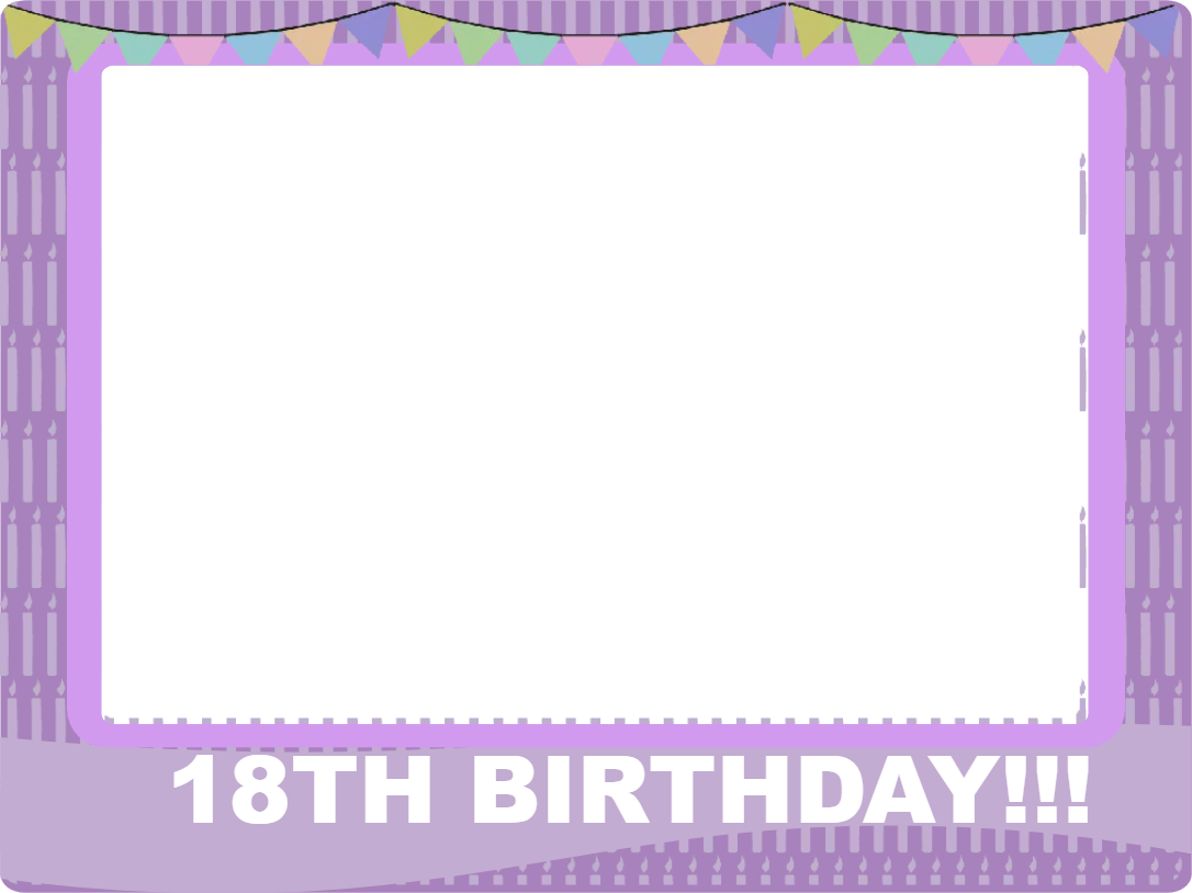 Custom Selfie Frame 18Th Birthday
