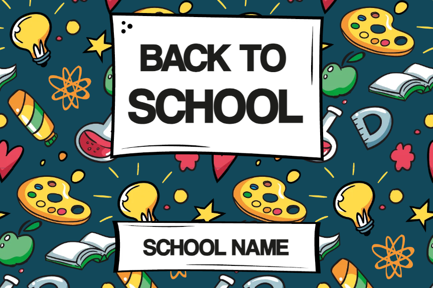 Custom Outdoor Yard Signs Multiple Sizes Back To School Now