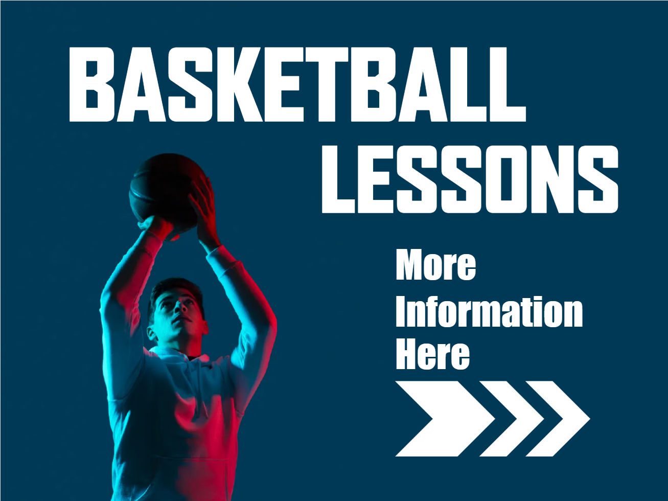 Custom Outdoor Yard Signs Multiple Sizes Basketball Lessons
