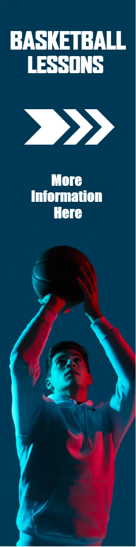 Custom Outdoor Yard Signs Multiple Sizes Basketball Lessons