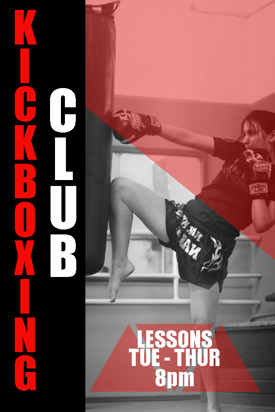 Custom Outdoor Yard Signs Multiple Sizes Kickboxing Club