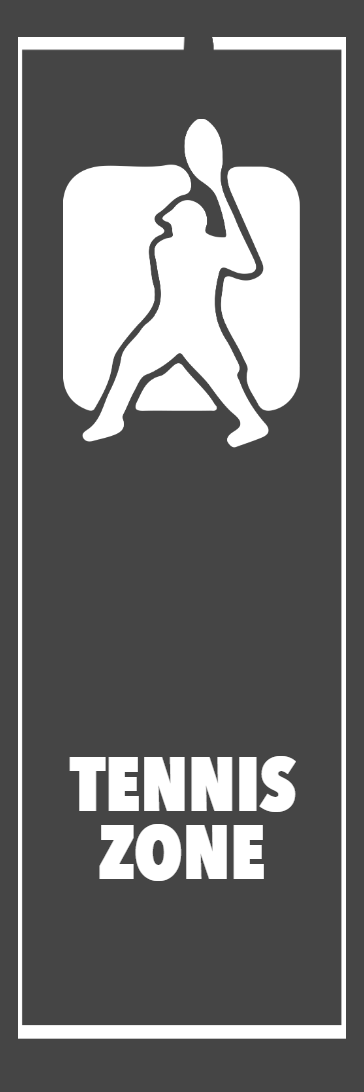 Custom Outdoor Yard Signs Multiple Sizes Tennis Zone