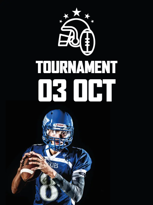 Custom Outdoor Yard Signs Multiple Sizes Tournament Football