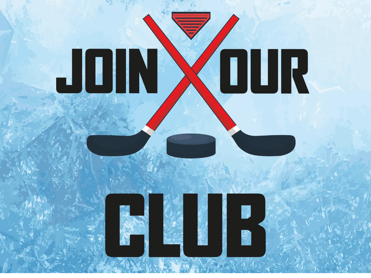 Custom Outdoor Yard Signs Multiple Sizes Join Our Club Ice Hockey