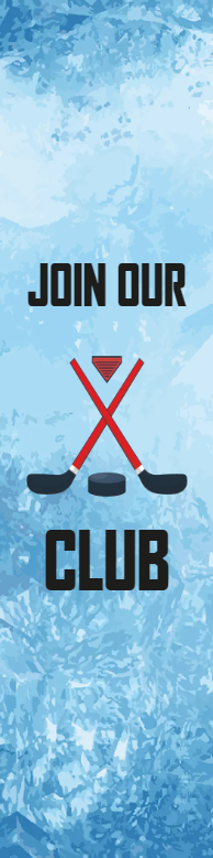 Custom Outdoor Yard Signs Multiple Sizes Join Our Club Ice Hockey