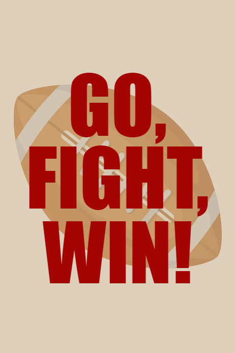 Custom Outdoor Yard Signs Multiple Sizes Go Fight Win