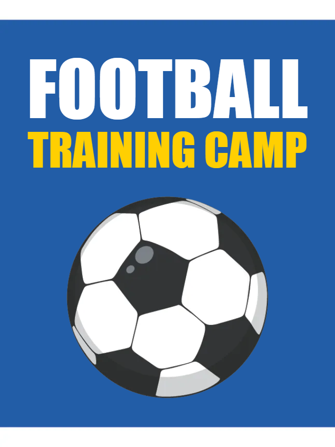 Custom Outdoor Yard Signs Multiple Sizes Football Training Camp