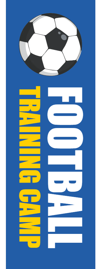 Custom Outdoor Yard Signs Multiple Sizes Football Training Camp