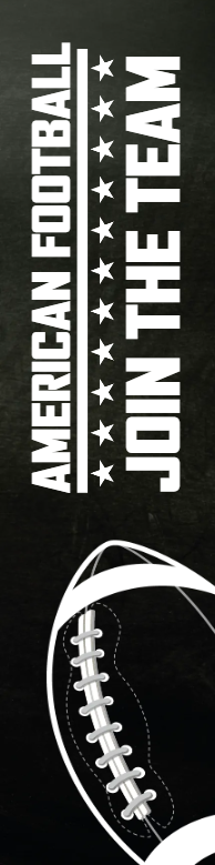 Custom Outdoor Yard Signs Multiple Sizes American Football