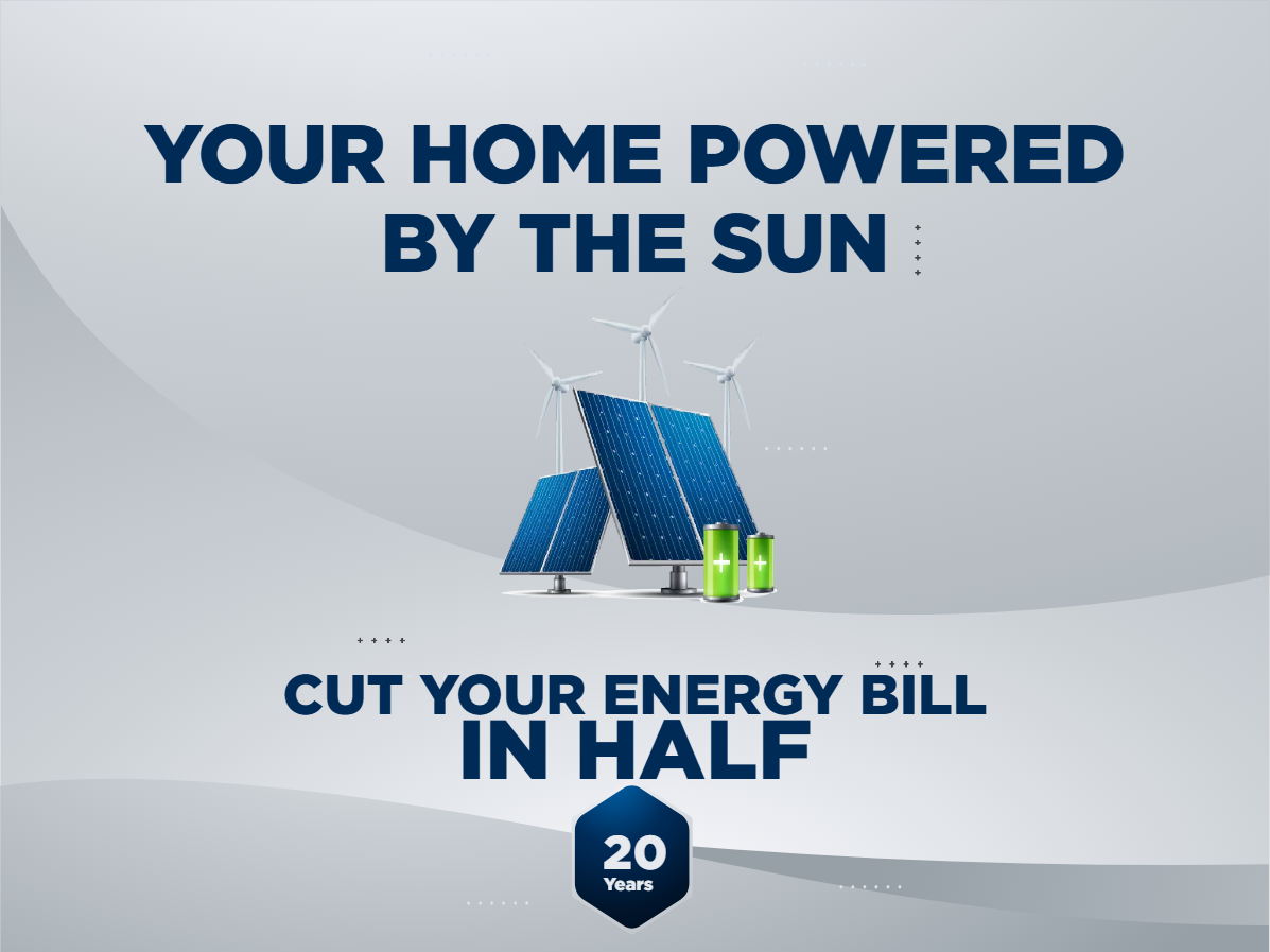 Custom Outdoor Yard Signs Multiple Sizes Your Home Powered by the Sun