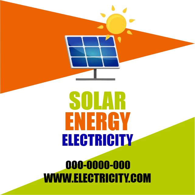 Custom Outdoor Yard Signs Multiple Sizes Solar Energy Electricity