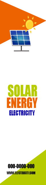 Custom Outdoor Yard Signs Multiple Sizes Solar Energy Electricity