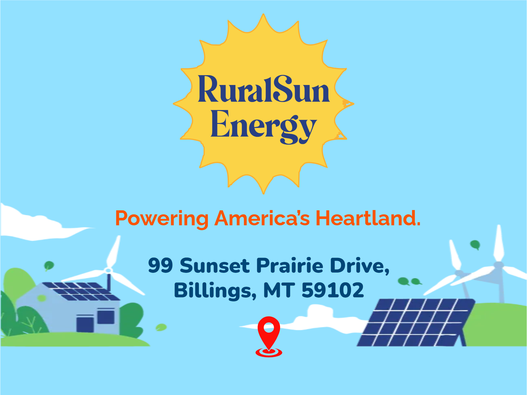 Custom Outdoor Yard Signs Multiple Sizes Rural Sun Energy