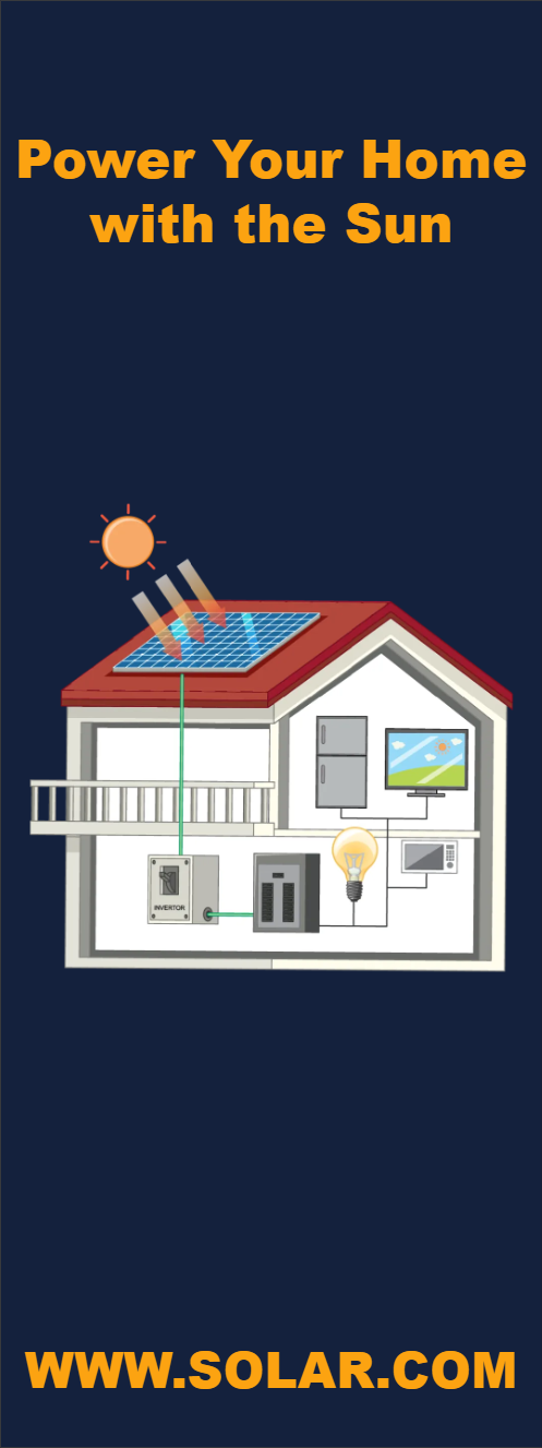 Custom Outdoor Yard Signs Multiple Sizes Power Your Home with the Sun