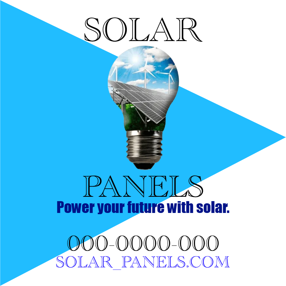 Custom Outdoor Yard Signs Multiple Sizes Power your Future With Solar