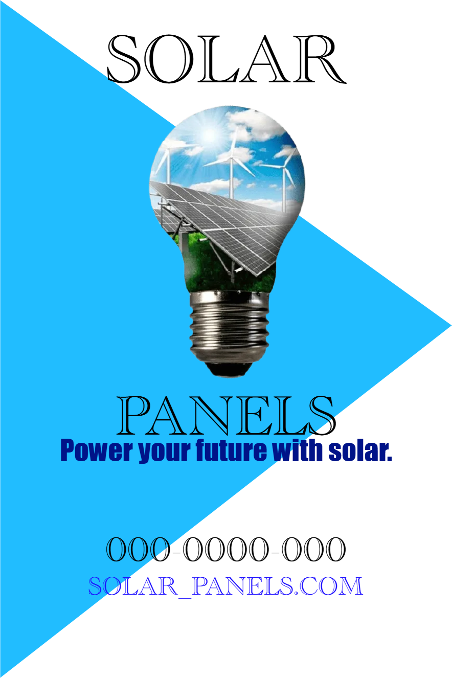Custom Outdoor Yard Signs Multiple Sizes Power your Future With Solar