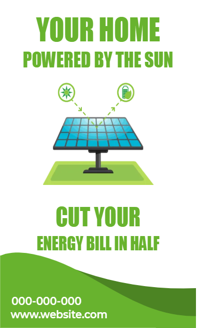 Custom Outdoor Yard Signs Multiple Sizes Cut Your Energy Bill in Half