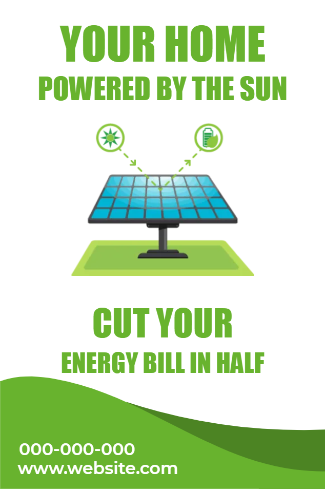 Custom Outdoor Yard Signs Multiple Sizes Cut Your Energy Bill in Half