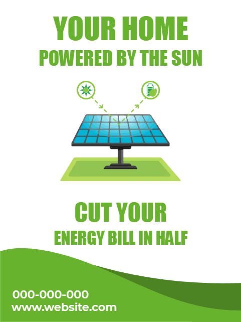 Custom Outdoor Yard Signs Multiple Sizes Cut Your Energy Bill in Half